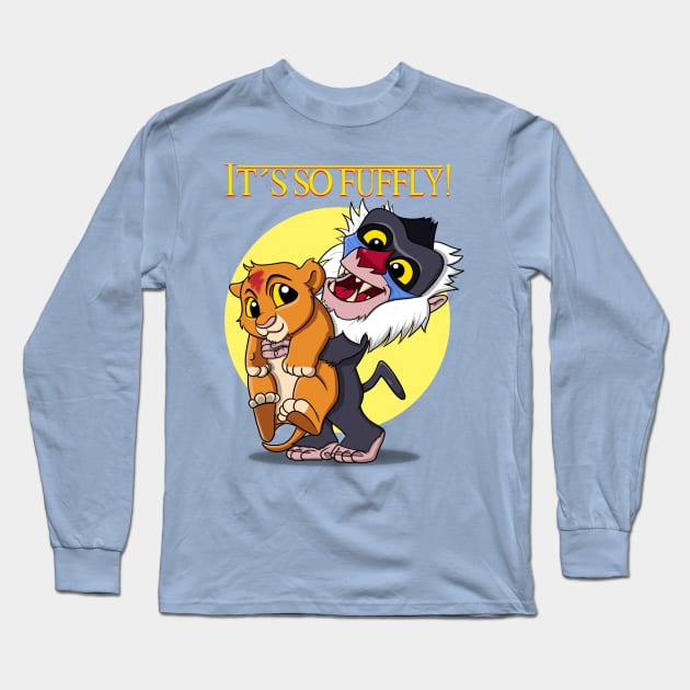 The Lion Fluffy Long Sleeve T-Shirt by MarianoSan